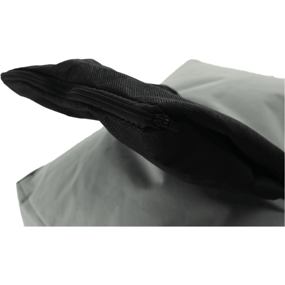 Fotoliu sac ALIMOR, gri / verde