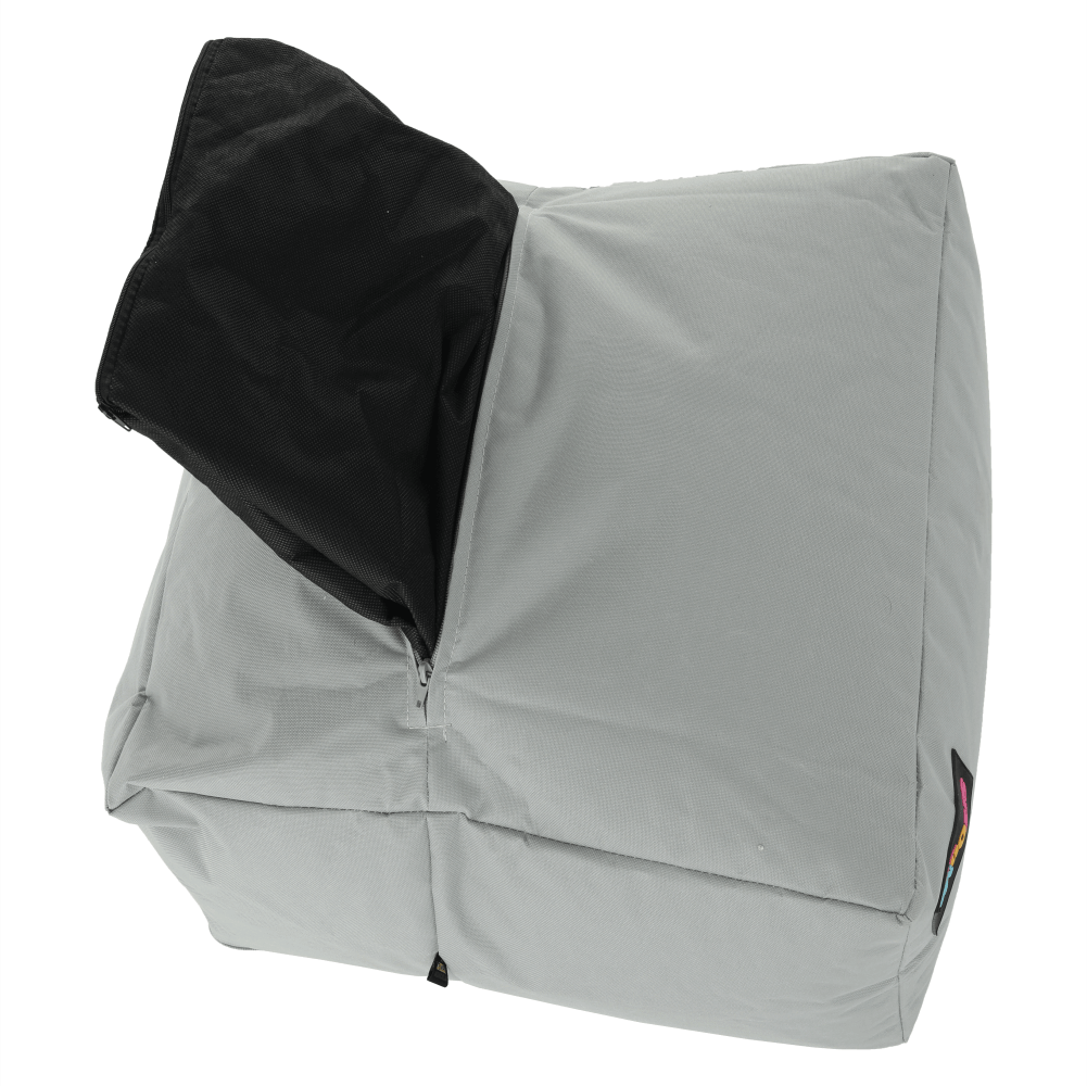 Fotoliu sac ALIMOR, gri / verde