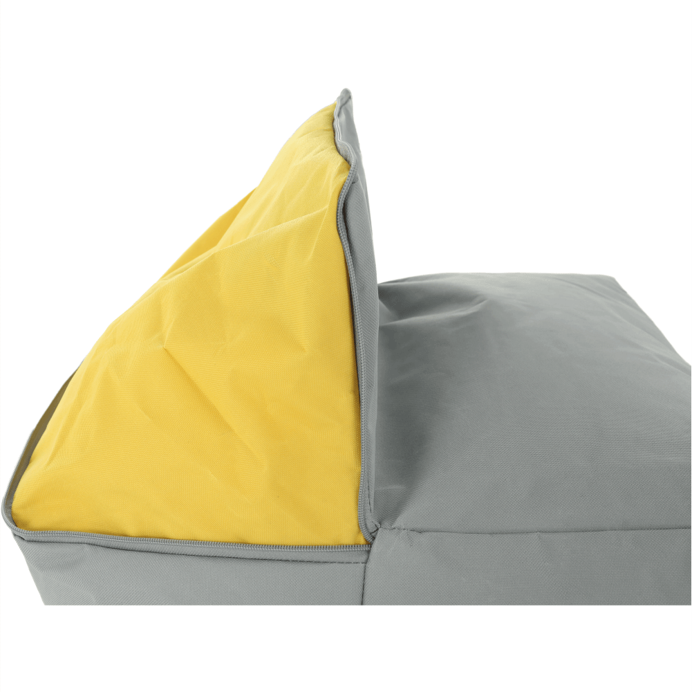 Fotoliu sac ALIMOR, gri / verde