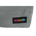 Fotoliu sac ALIMOR, gri / verde