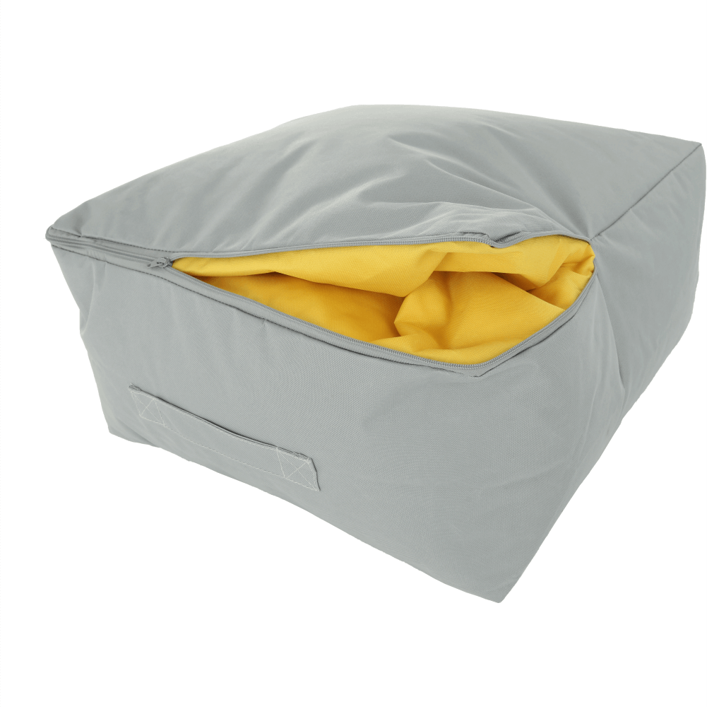 Fotoliu sac ALIMOR, gri / verde