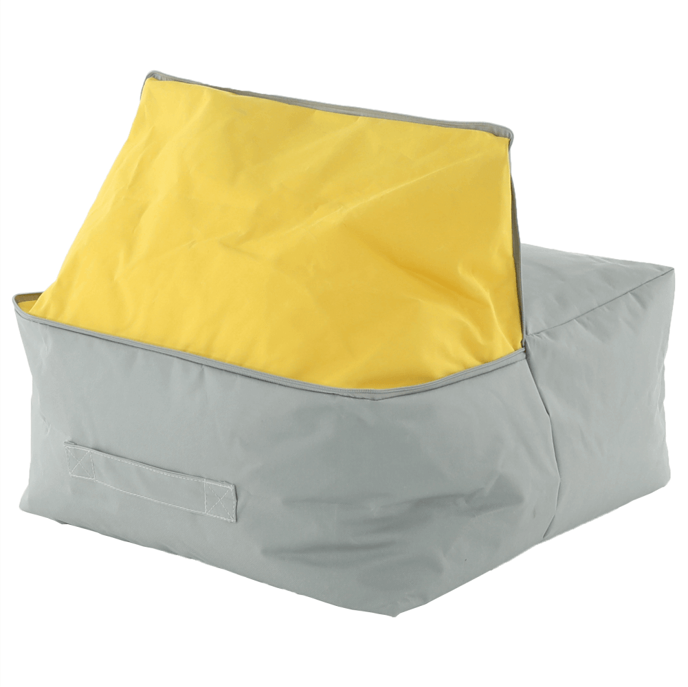 Fotoliu sac ALIMOR, gri / verde