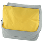 Fotoliu sac ALIMOR, gri / verde