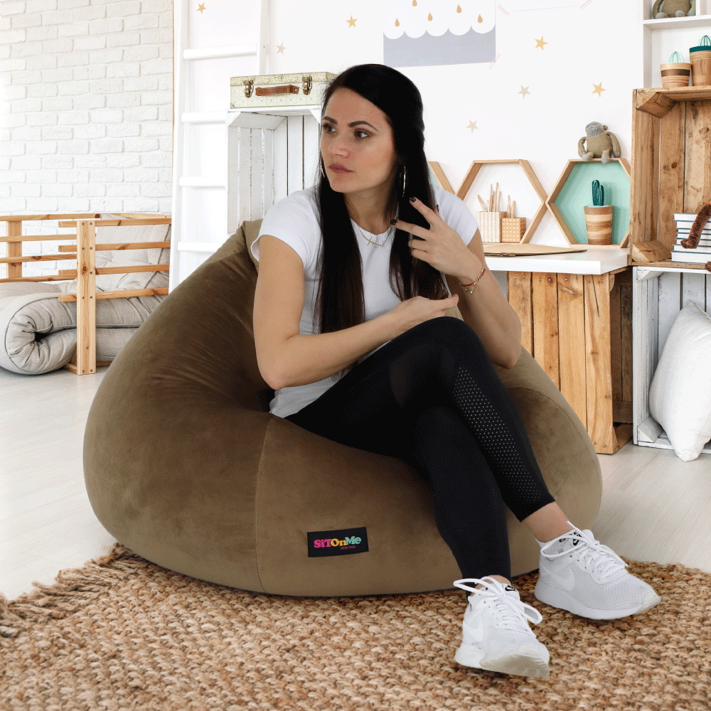 Fotoliu tip sac tapitat TRIKALO, vedere 2
