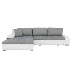 Coltar TONIKS, alb / gri
