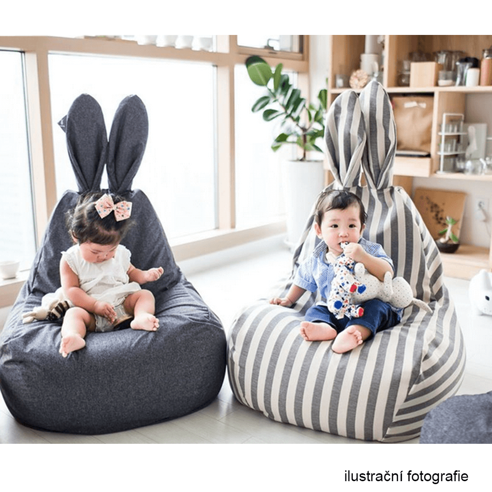 Fotoliu tip sac tapitat LAPIN, vedere 2