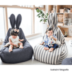 Fotoliu tip sac tapitat LAPIN, vedere 2