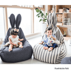 Fotoliu tip sac tapitat LAPIN, vedere 7
