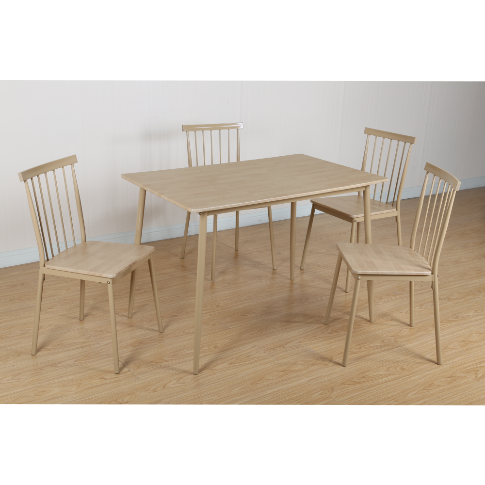 Set dining SENDO, fag natural