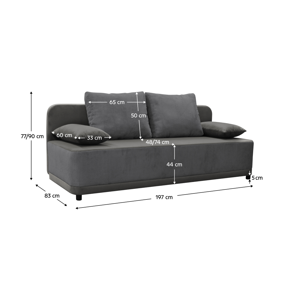 Canapea extensibila SENTY, vedere 6