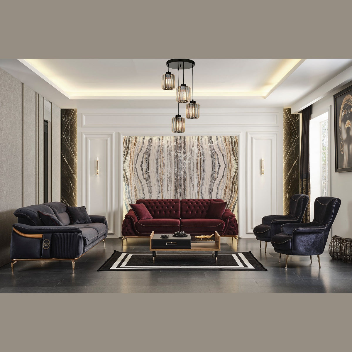 Set canapele Lotus, imaginea 3