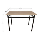 Set masă cu scaune Naren – schiță cu dimensiuni