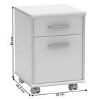 Set mobilier birou Johan 2 – schiță cu dimensiuni, imaginea 6