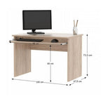 Set mobilier birou Johan 2 – schiță cu dimensiuni, imaginea 3