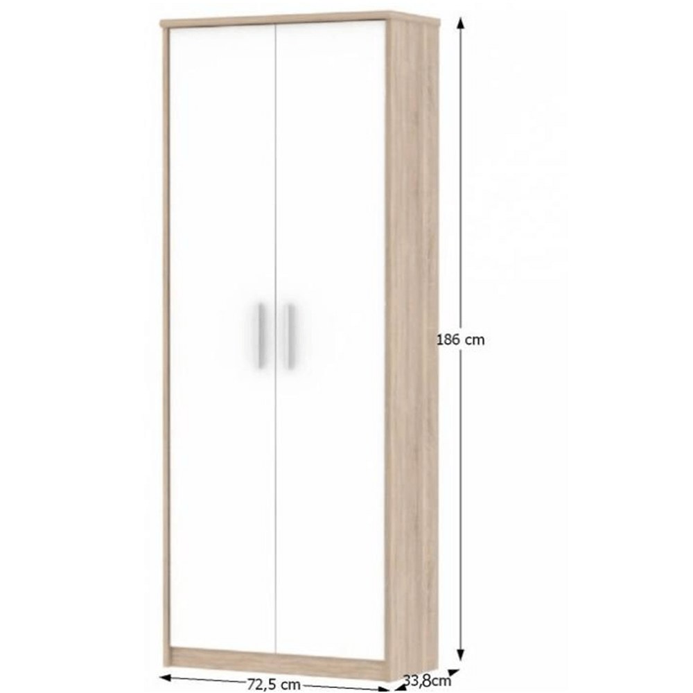 Set mobilier birou Johan 2 – schiță cu dimensiuni, imaginea 5