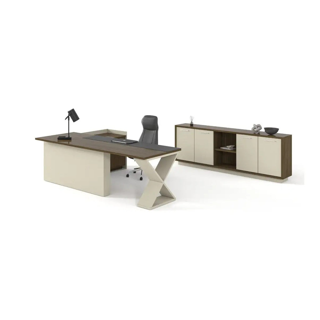Set mobilier birou Mercure Plus, vedere din față