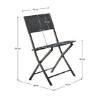 Set mobilier grădină Faruk – schiță cu dimensiuni, imaginea 2