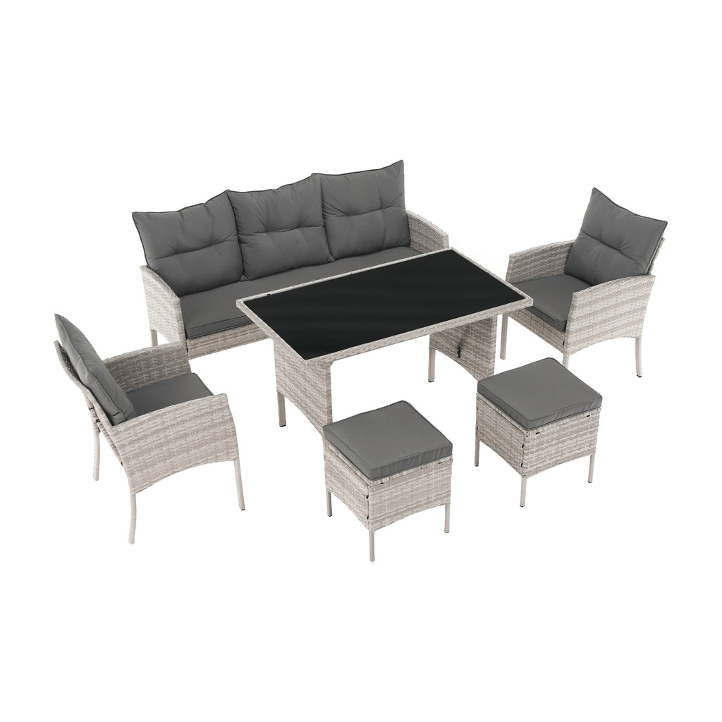 Set mobilier grădină Lalen, vedere din alt unghi, imaginea 2