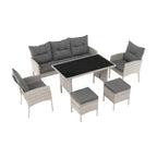 Set mobilier grădină Lalen, vedere din alt unghi, imaginea 2