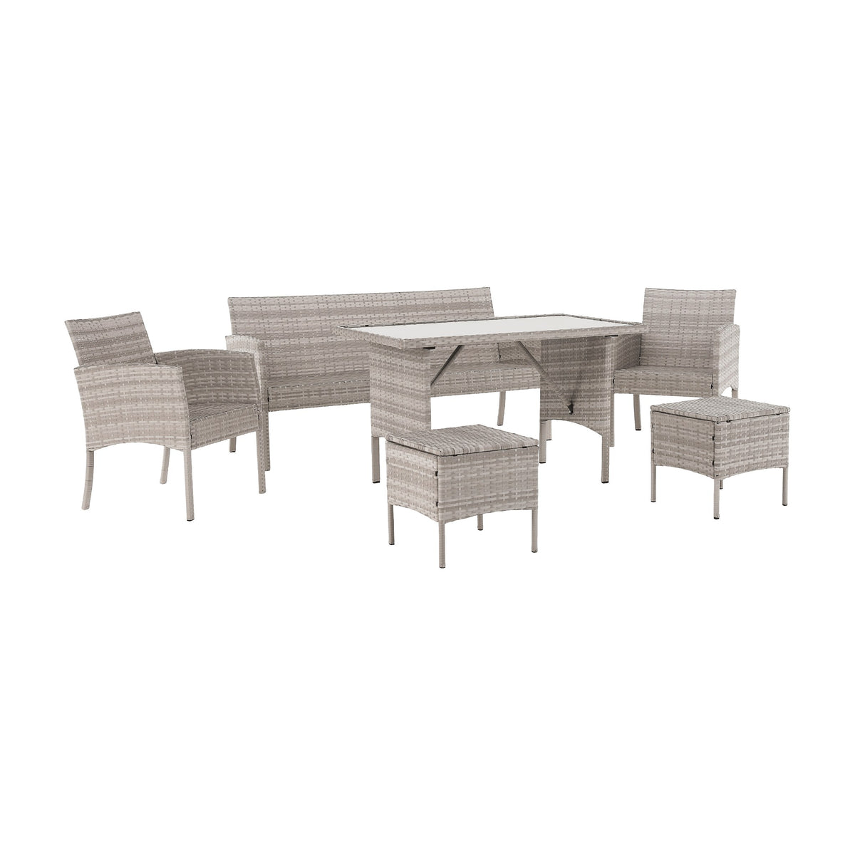 Set mobilier grădină Lalen, vedere din alt unghi, imaginea 5