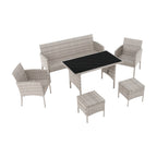 Set mobilier grădină Lalen, vedere din alt unghi, imaginea 6