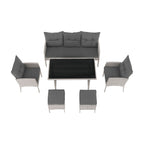 Set mobilier grădină Lalen, vedere din alt unghi, imaginea 7