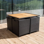 Set mobilier grădină Melford în grădină și pe terasă, imaginea 3