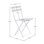 Set mobilier grădină Obax – schiță cu dimensiuni