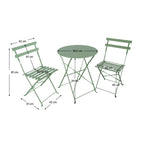 Set mobilier grădină Obax – schiță cu dimensiuni