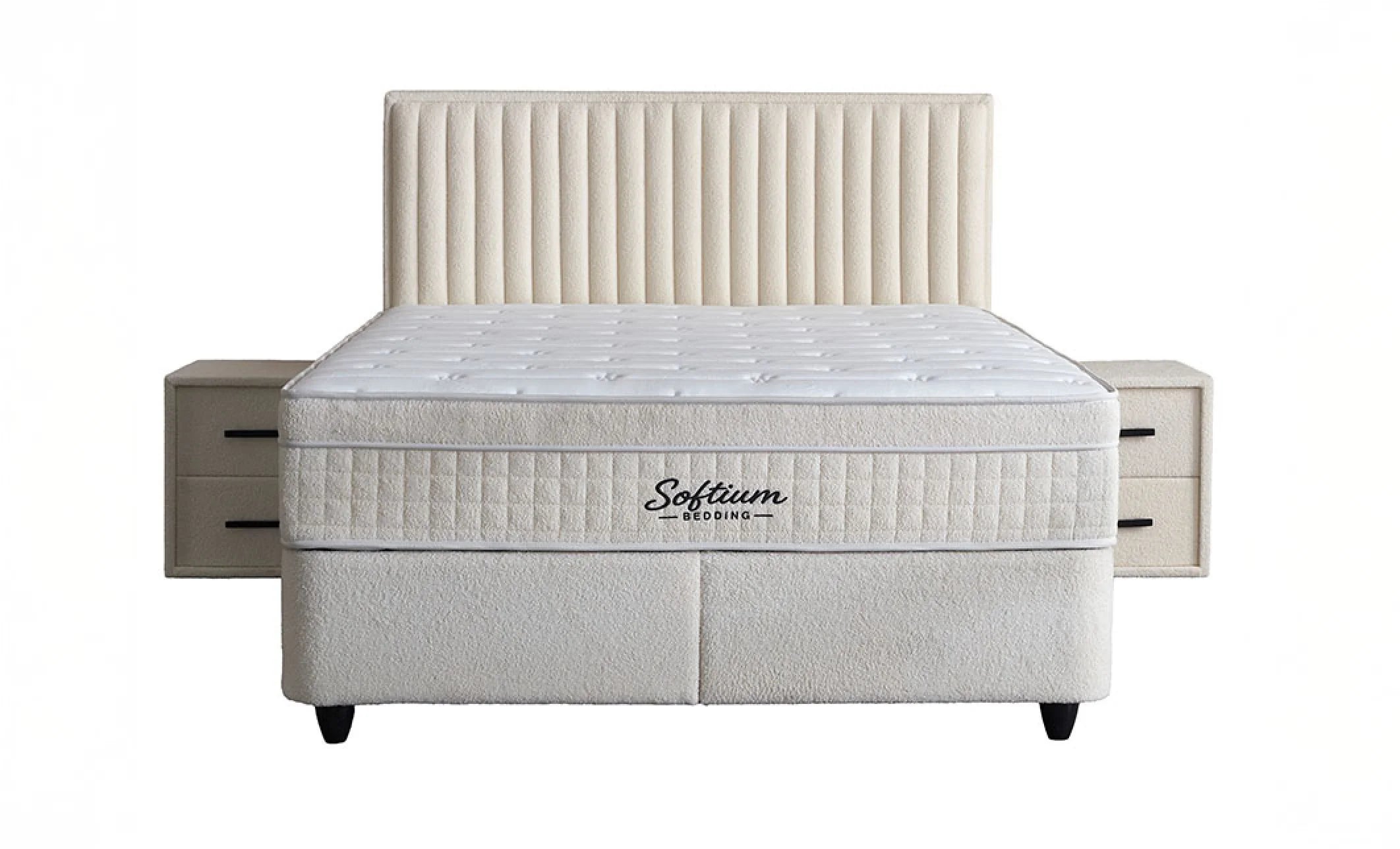 Set pat tapitat Saltea si Somiera Arden White