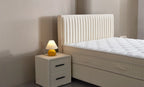 Set pat tapitat Saltea si Somiera Arden White, vedere 9