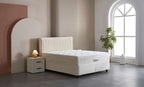 Set pat tapitat Saltea si Somiera Arden White, vedere 10