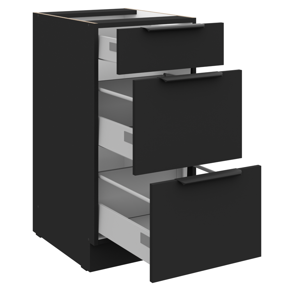 Dulap bucatarie modular SIBER 40 D 3S BB, vedere 4