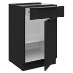 Dulap bucatarie modular SIBER 50 D 1F 1S BB, vedere 4