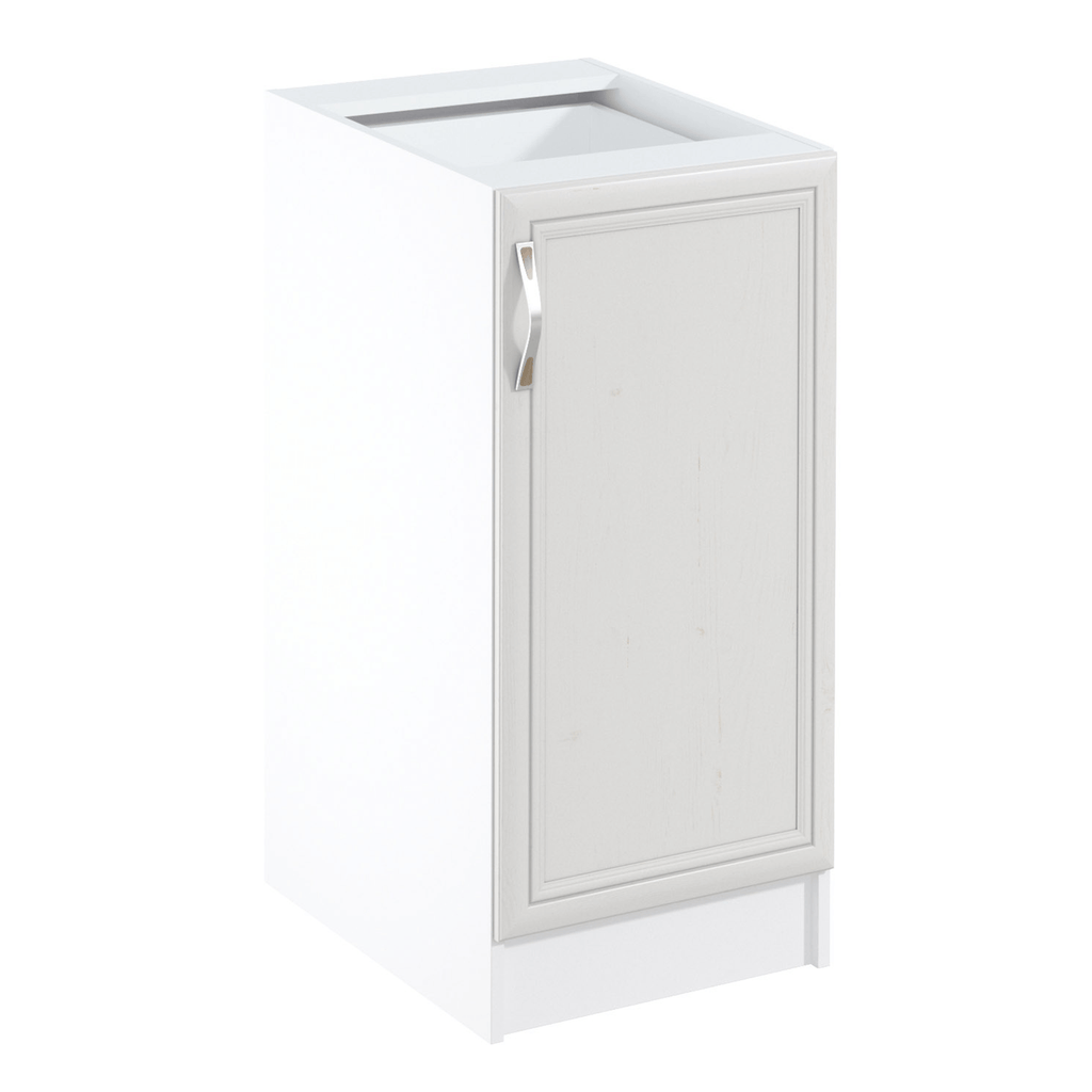 Dulap inferior D40 SICILIA, model dreapta, alb/pin Andersen