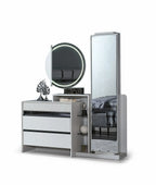 Set dormitor tapitat Mobilier 6 usi Siesta, vedere 4
