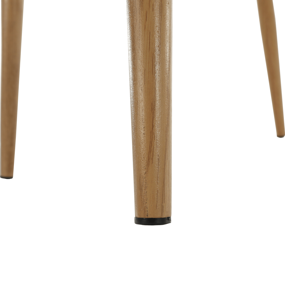 Scaun SINTIA, alb / natural