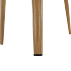 Scaun SINTIA, alb / natural