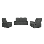 Set canapele 3+2+1 FASAN, stofa gri inchis