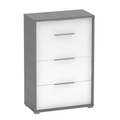 Comoda cu sertare RIOMA NEW TIPUL 22, grafit/alba