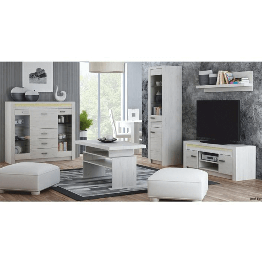 Oglinda INFINITY, frasin alb
