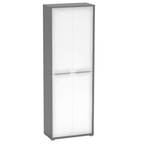 Dulap inalt cu rafturi RIOMA NEW TYP 05, grafit/alb