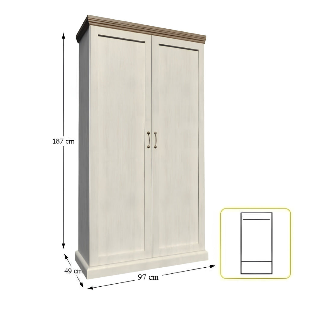 Dulap ROYAL, pin / stejar