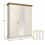Mobilier de dormitor Ansambluri pentru dormitor ROYAL, vedere 3