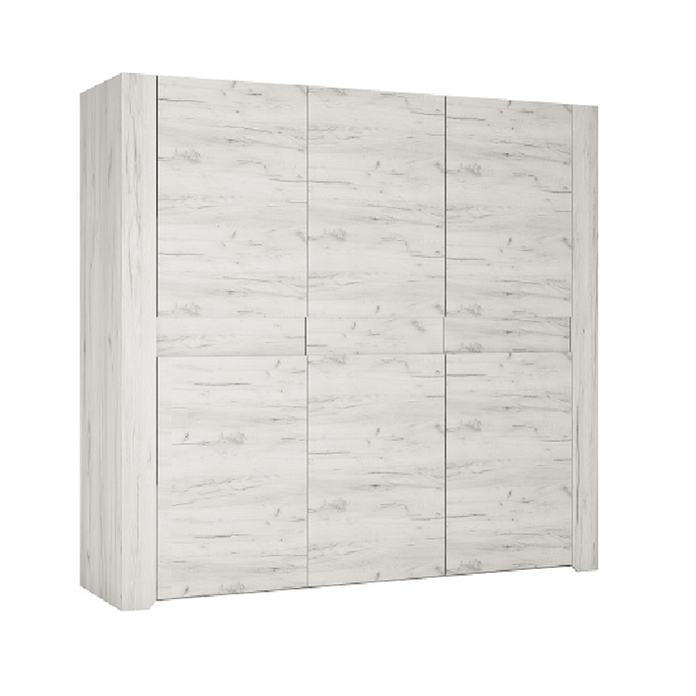 Dulap TIP 22 3D cu 3 usi ANGEL, alb