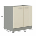 Dulap bucatarie modular PRADO 80 D 2F BB, vedere 5