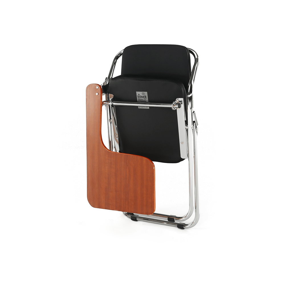 Scaun SONER, negru / natural