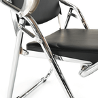 Scaun SONER, negru / natural