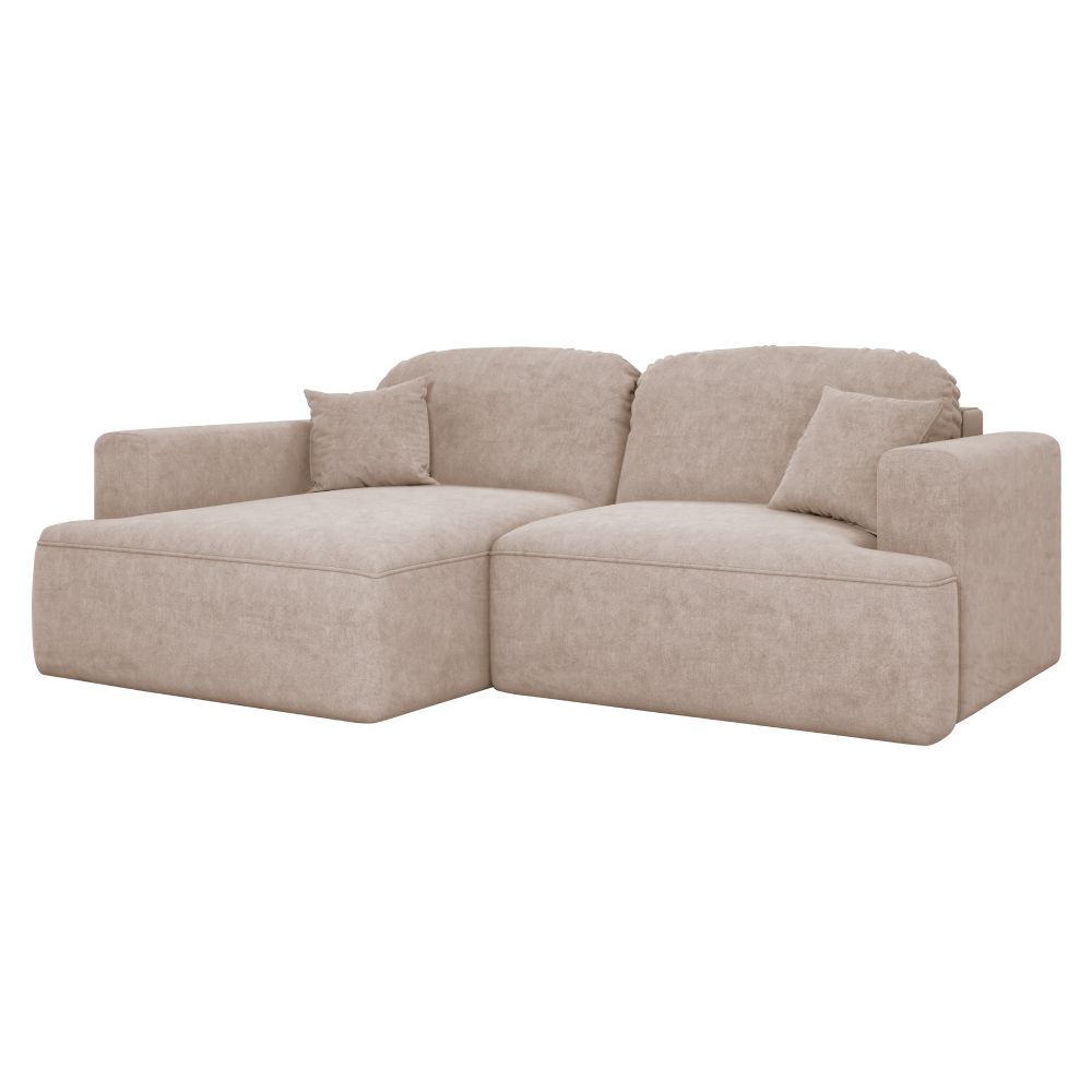 Set canapea de colt SOUL ROH, bej Taupe, pe stanga
