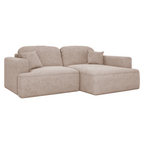 Set de canapea de colt SOUL ROH, bej Taupe, pe dreapta